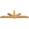 Ekena Millwork Kennewick Rough Sawn Timber Gable Bracket, Western Red Cedar, 72"W x 24"H x 4"D x 4"F, 8/12 Pitch GBW072X24X0404KEN00RWR - alternate 2